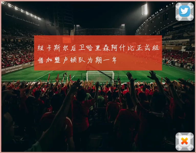 纽卡斯尔后卫哈里森阿什比正式租借加盟卢顿队为期一年